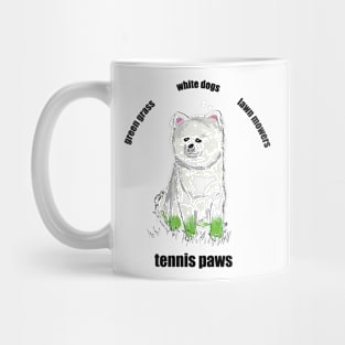 Tennis Paws Mug